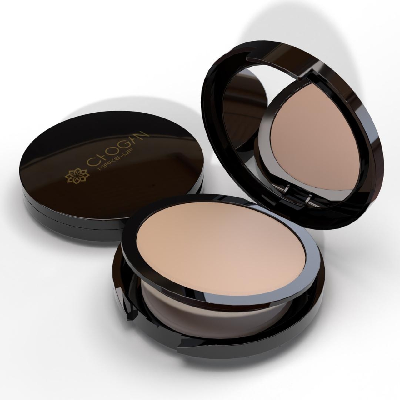 Poudre compacte 'Warm Shade' – Creamy